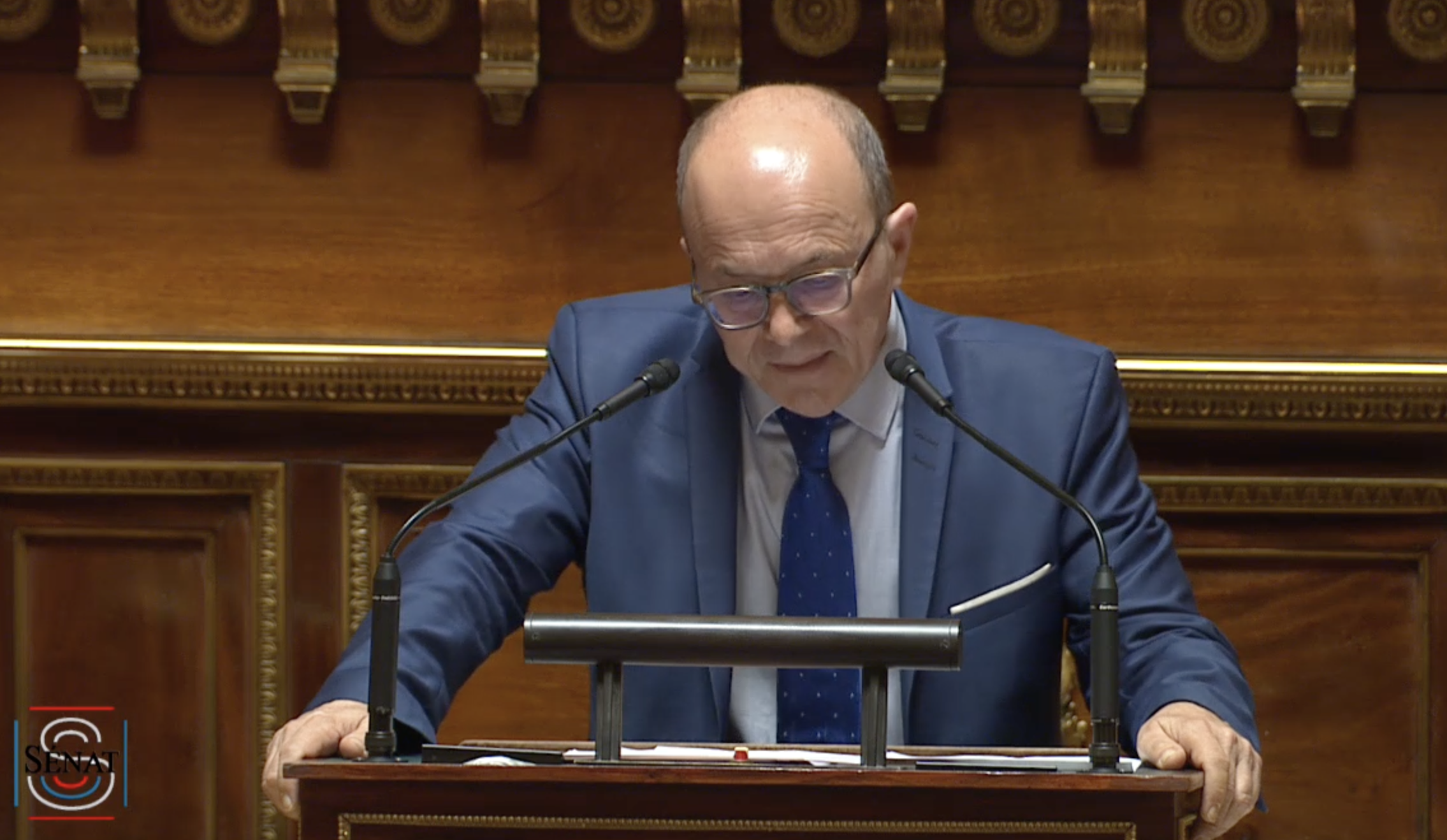 Le sénateur André Gattolin intervient pour son dernier débat préalable au Conseil européen